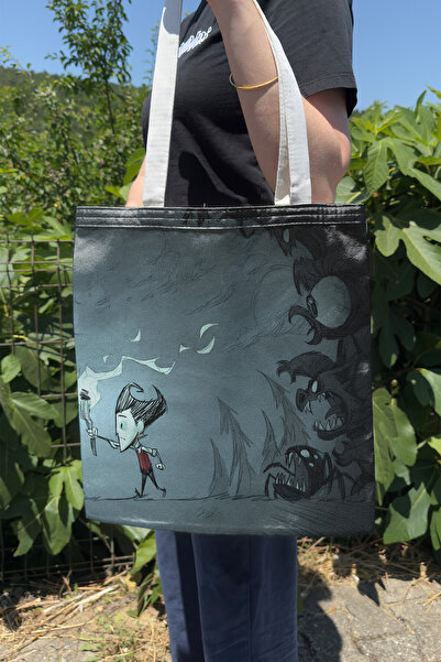 ZipZap Don'T Starve V2 Double-Sided Canvas Print Tote Bag Computer Gaming Vid...