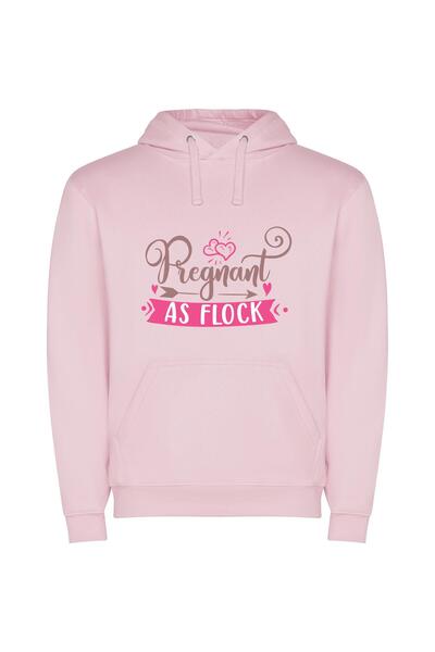iLovePrints Blooming Time: Expecting Elegance Φούτερ με κουκούλα σε χρώμα Ροζ