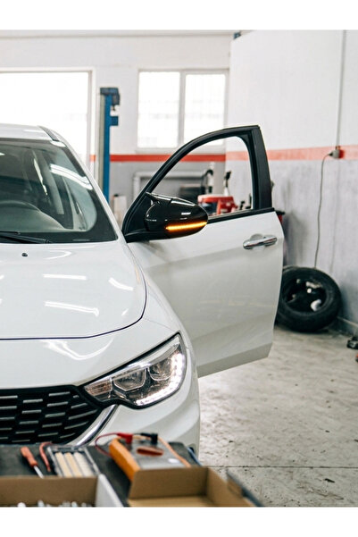 shop Fiat Egea Uyumlu Led Sinyalli Yarasa Ayna Kapağı