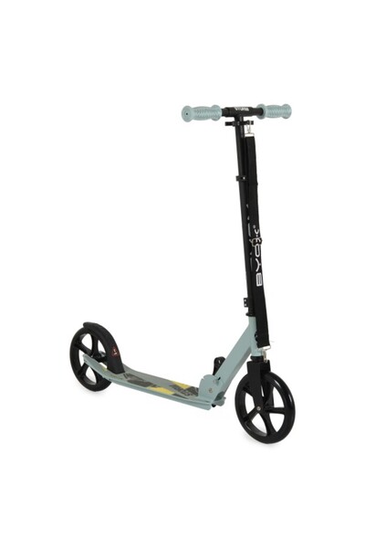 byox Storm Grey Scooter 6 Years+, Aluminum, 200 mm PU Wheels, ABEC-5, Foldabl...