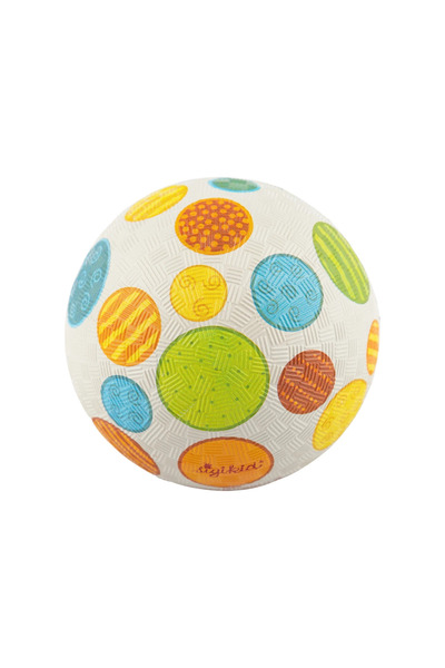 Sigikid Minge de cauciuc pentru copii, gri cu cercuri, 12 cm