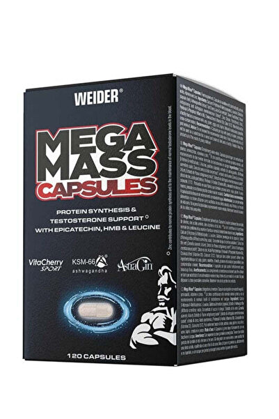 Weider ميجا ماس أمينو إتش إم بي - كيه إس إم 66 120 كبسولة