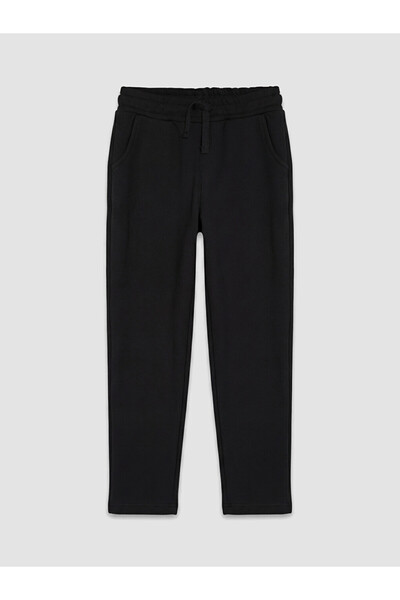 LC Waikiki Rmz Gi̇yi̇m Farkiyla Thick Girls' Sweatpants with Waist Drawstring