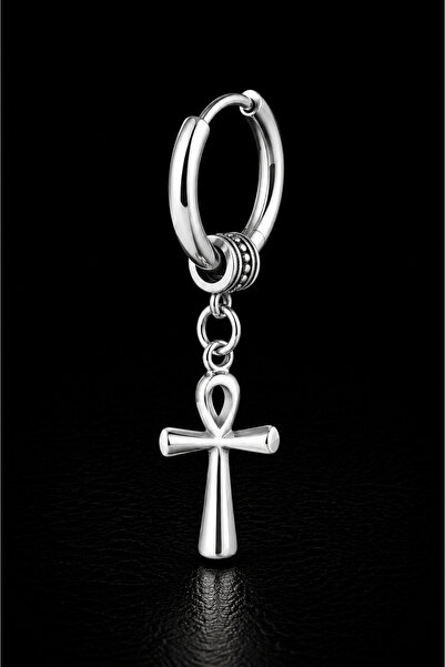 depozoom 316L Cerrahi Çelik Gotik Halka Punk Küpe Unisex Clicker Küpe 1 adet