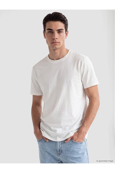 LC Waikiki Tricou Slim Fit din Țesătură Subțire pentru Bărbați /02