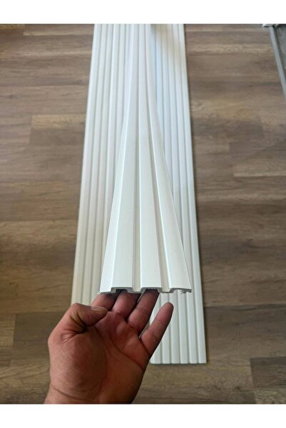 Genel Markalar Lambiri Pvc WHİTE (BEYAZ) Duvar Ofis Tv Arkası Koridor Dekorat...