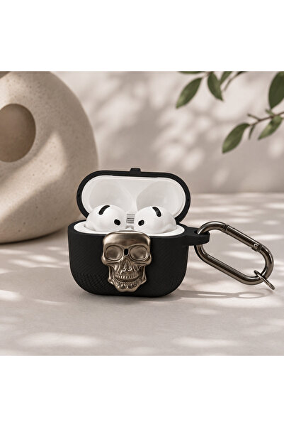Store Air pods 4 nesil uyumlu kuru kafa fügürlü kılıf