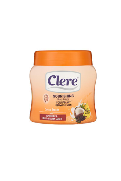 Clere كريم ترطيب الجسم بزبدة الكاكاو من كلير - 500 مل