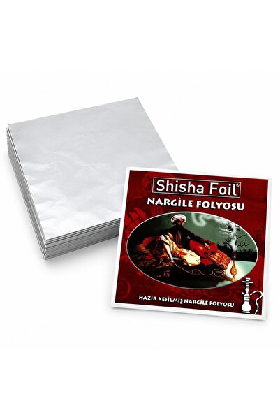 Shisha Foil Hazır Kesilmiş Nargile Folyosu 40 Mikron 10 Adet Kalın Alüminyum ...