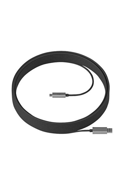 logitech USB 3.1 to USB-C Cable 25m, Graphite