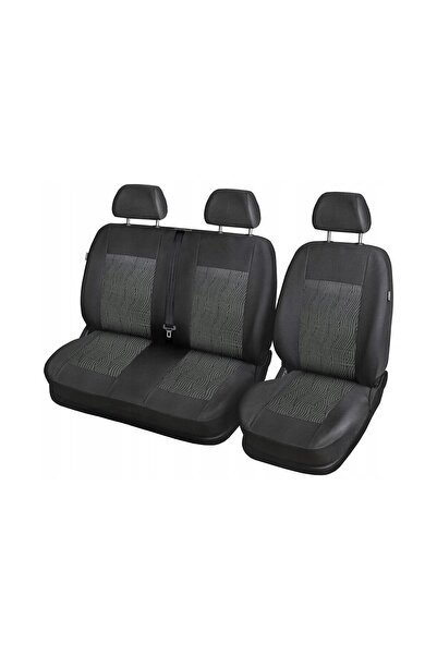 Universal Huse scaune autoutilitara 2+1 RoGroup, negru-gri