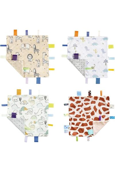 CREVENT 76X102CM Cute Plush Cozy and Warm Fleece Baby Blanket for Girls Infan...