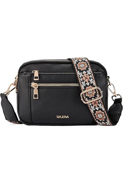 Telena Small Crossbody Bags for Women Vegan Leather Crossbody Purse | with Ad...