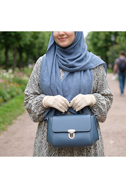 valentina victoria حقيبة نسائية كلاسيكية من الجلد الأصلي من VALVİC بمقبضين