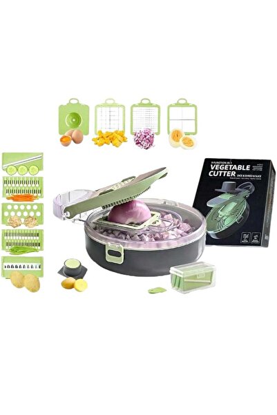 desselan Vegetable Chopper with Container – Multi-Function Food Cutter & Dicer