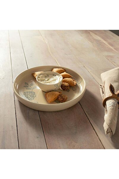Roots Furniture وعاء سيراميك فيوري للرقائق والصلصات