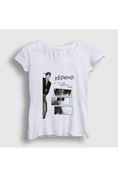 Presmono تي شيرت نسائي أبيض من Keonho K-Pop Cortis 617633tt