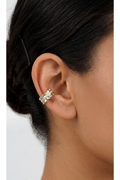 İris Jewelrys Nivis Gold Kıkırdak Küpe