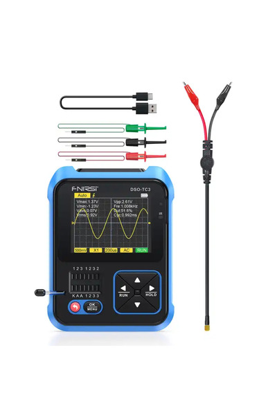 Clavi Osciloscop digital FNIRSI DSO-TC3 (Standard), cu multimetru, generator ...