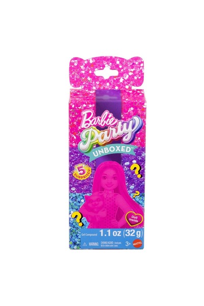 mattel Păpușă surpriză Chelsea Glam Party Unboxed - 6 surprize în interior!