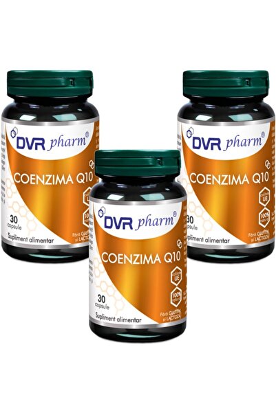 DVR Pharm Pachet Coenzima Q10 50mg Forte + 5plante adaptogene Energie celular...