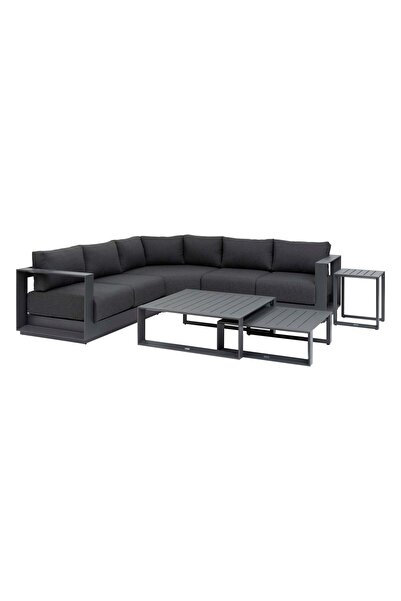 Hesperide Set de colțar de grădină Allure graphite cu 5 locuri, din aluminiu ...