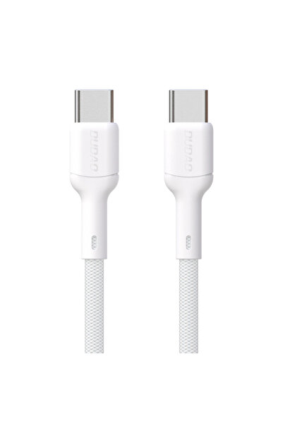 DUDAO Cablu L9C 65W USB-C la USB-C pentru iPhone și laptop, 2M, cu încărcare ...