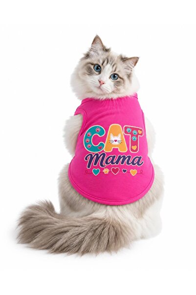 DOGİ&DOG Cat Mama Cat Outfit Cat Undershirt - Small Size (for Cats 0.5-1.5 kg)