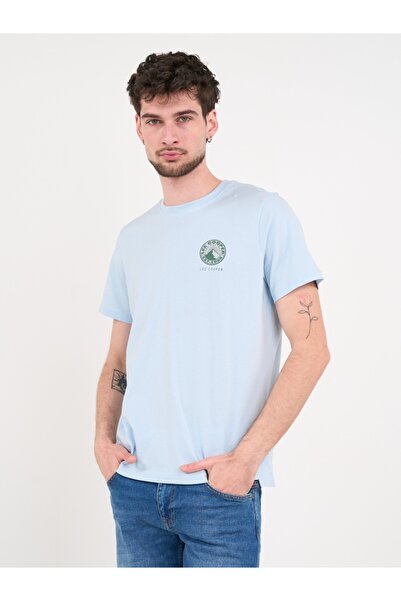 Lee Cooper - Tricou barbat cu maneca scurta si imprimeu grafic