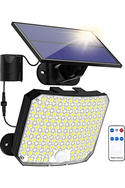 Morvena Picks Lumini solare cu 118 LED-uri cu senzor de mișcare, 3 moduri de ...