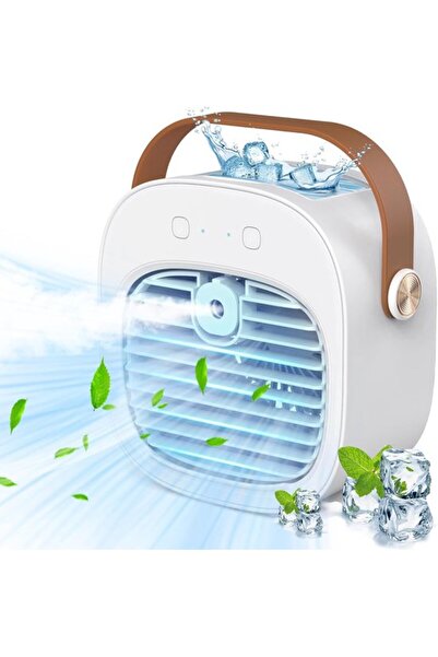 Morvena Picks Mini ventilator portabil - 4000 mAh reîncărcabil, 3 viteze, 5-1...