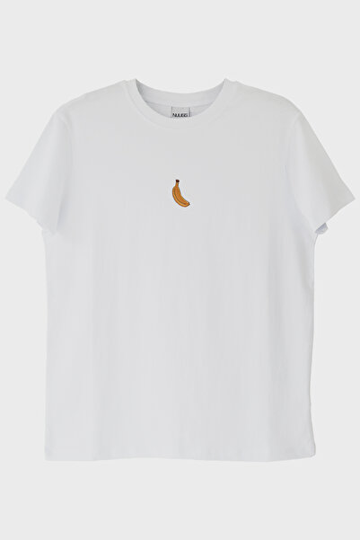 lofux Banana pattern embroidery t-shirt