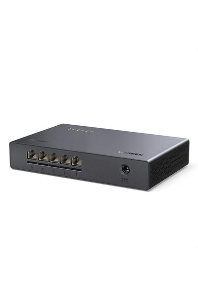 Ugreen Switch LAN 2.5G, 5 porturi 2.5G, negestionabil, pentru PC, NAS, server...
