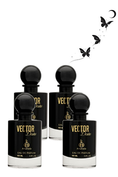 Arruinada 4 قطع من عطر فيكتور ديزاير الأسود 100 مل