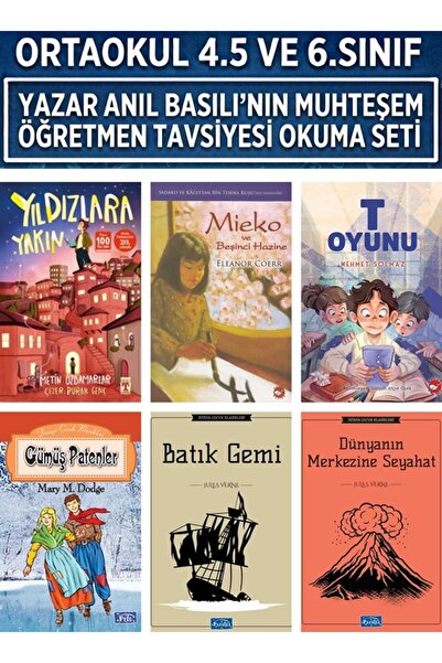 Parıltı Yayınları ORTAOKUL 4.5.VE 6.SINIF YILDIZLARA YAKIN,MİEKO,T OYUNU,GÜMÜ...