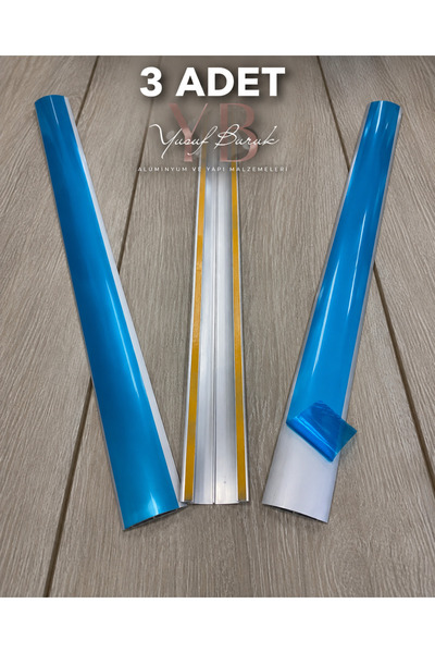 ALÜMİNYUM EŞİK PROFİLİ KAPI ALTI PARKE PROFİLİ 85 CM 3AD