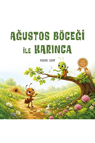 Ren Kitap Ağustos Böceği ile Karınca