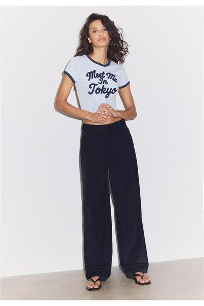 Buti Allbucks Stradi-Various Pensli Barrel Smart Fabric Trousers Abstr00014
