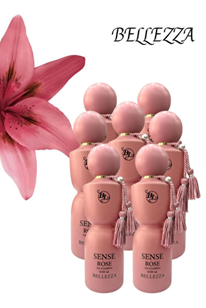Bellezza 7 قطع من عطر سنس روز 200 مل
