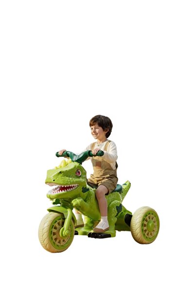 happyworld2026 Motocicleta dinozaur cu acumulator,lumina si muzical , 2 motoa...