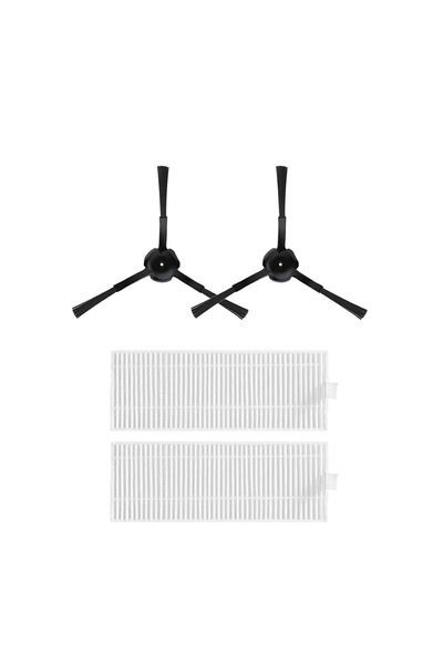 LİN GRUP Set de 4 piese de schimb pentru aspiratorul robot 360 Vacuum Mop Cle...