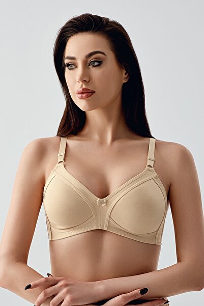 NEWBRA LINGERIE Compressive Non-Wired Combed Cotton Bra
