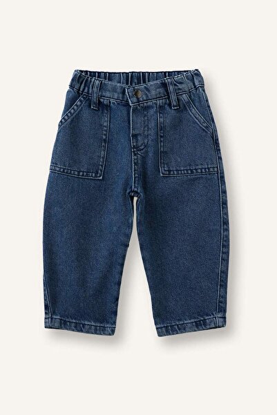 DeFacto Balloon Fit Straight Leg Jean Trousers for Baby Boy H8698A526Au