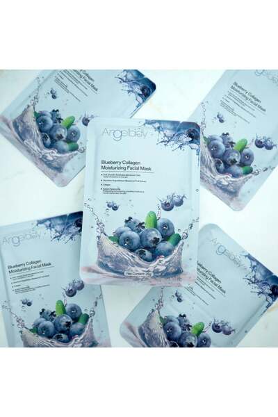 Angelbird Blueberry Collagen Face Sheet Mask