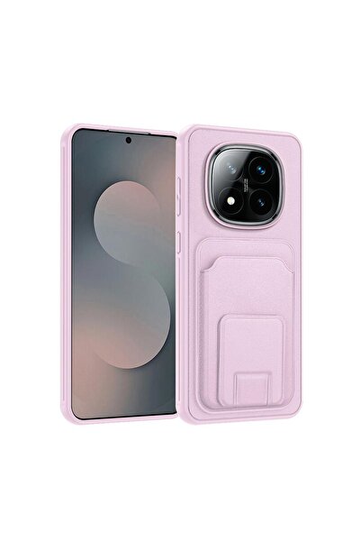 Zebana Xiaomi Redmi Note 14 Pro Plus 5G Uyumlu Kılıf FlexStand Kartlıklı Sili...