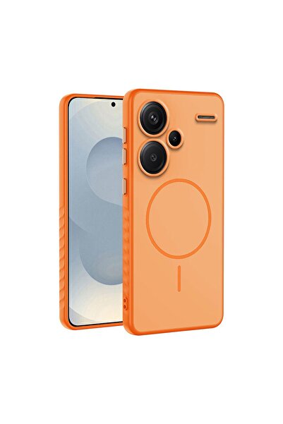 Zebana Xiaomi Redmi Note 13 Pro Plus 5G Uyumlu Kılıf Mono M-Safe Silikon Kılı...