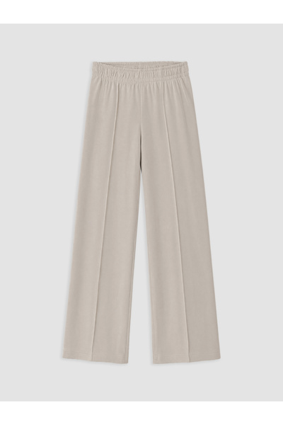 LC Waikiki Pantaloni de trening pentru fete cu talie elastică și picior larg