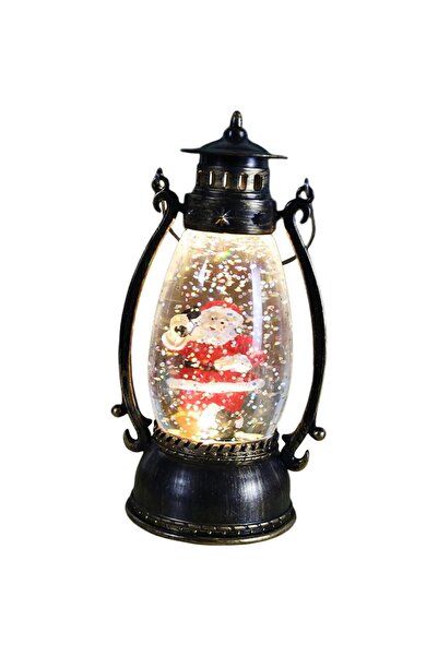 Rao Decoratiune Luminoasa, Felinar de Craciun, cu Lumina Led, cu Maner, 14X7X...