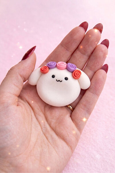 Lu Atelier Lu Cinnamoroll Endişe Taşı – El Yapımı Polimer Kil Worry Stone | K...