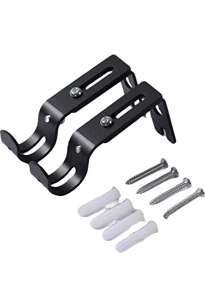 STARSTAR Adjustable curtain rod bracket, easy-to-install curtain rod fastener...